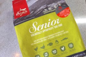 動物性タンパク質とカロリー制限！オリジンドッグフード「シニア」