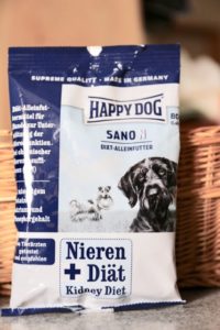 腎臓病、肝臓病の療法食フードなら食いつき抜群美味しいハッピードッグ「サノN」