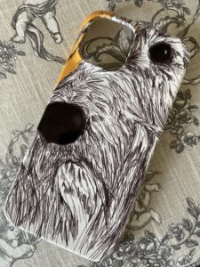 スコティッシュテリアのスマホケースに一目惚れ